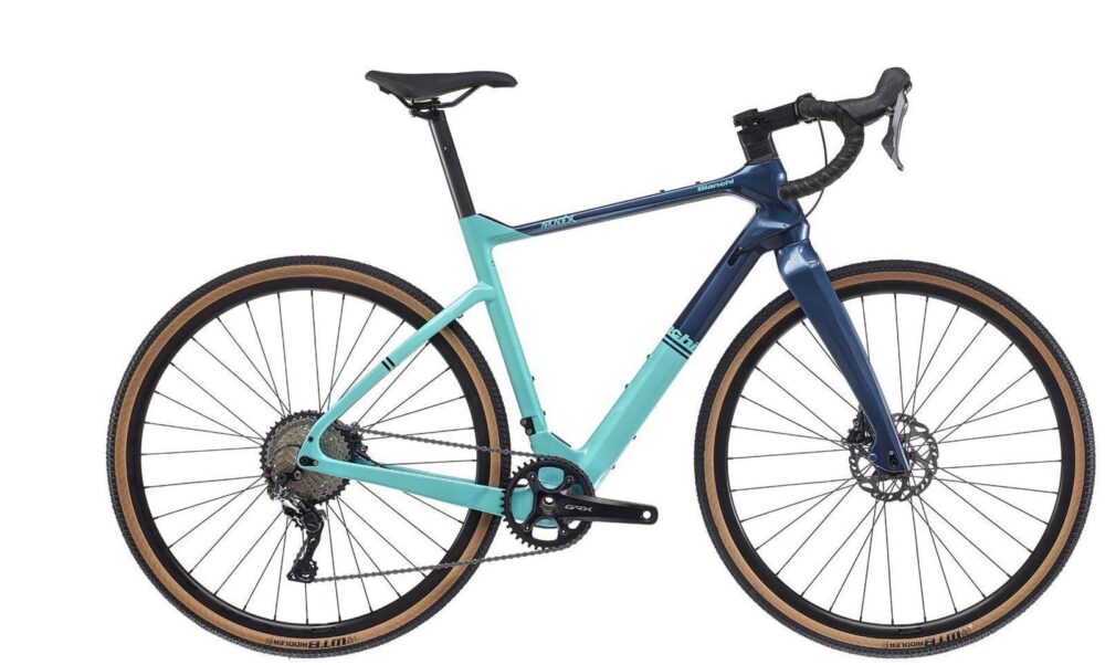 Vélo gravel Bianchi arcadex carbon all road disc Shimano GRX 600 1x11sp