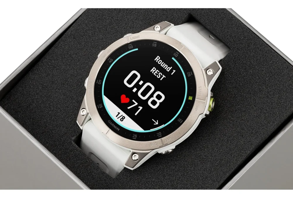 GARMIN EPIX Gen 2 Sapphire Titane - Blanc – Image 3
