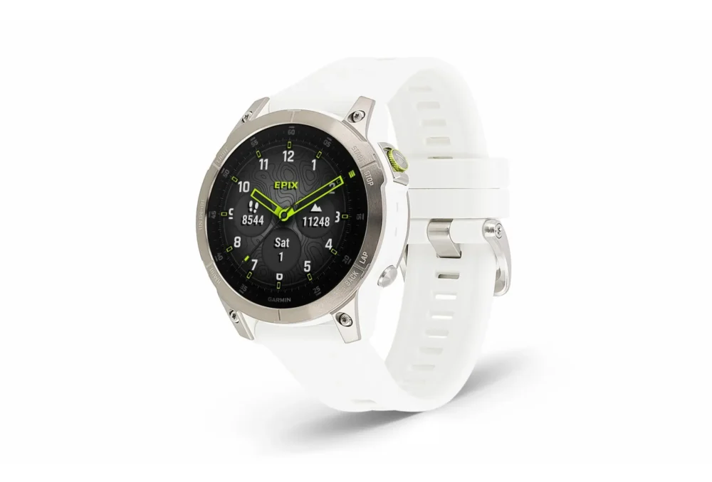 GARMIN EPIX Gen 2 Sapphire Titane - Blanc – Image 5