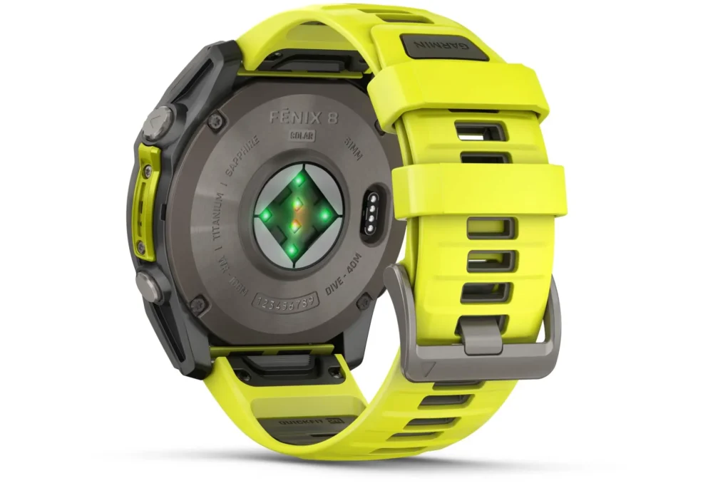Montre connectée Garmin Fenix 8 Solar Sapphire Titane 51mm – Image 3
