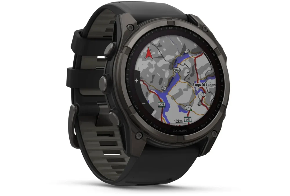 Montre connectée Garmin Fenix 8 Solar Sapphire Titane 51mm – Image 2
