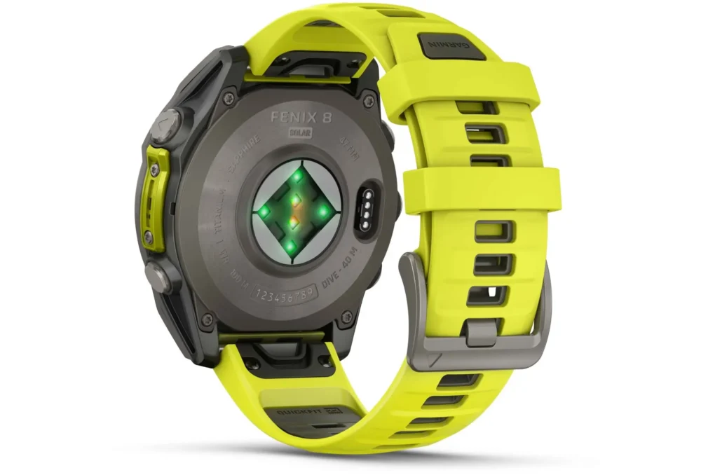 Montre connectée Garmin Fenix 8 Solar Sapphire Titane 47mm – Image 2