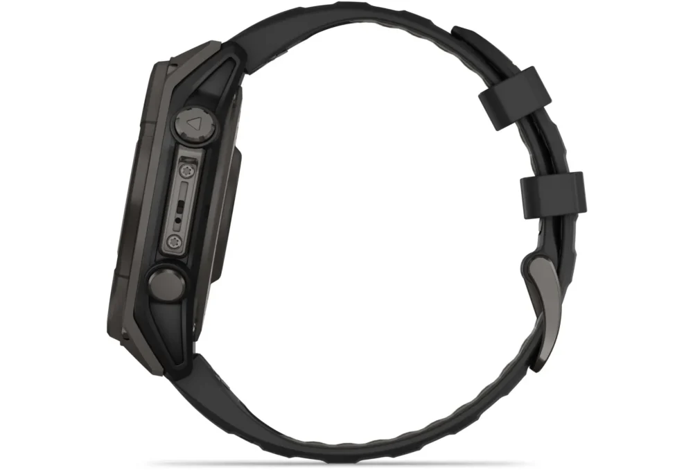 Montre connectée Garmin Fenix 8 Solar Sapphire Titane 47mm Noir – Image 3