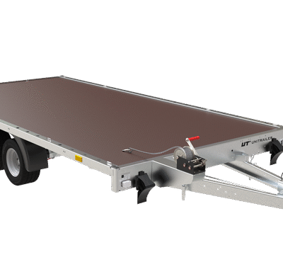 Remorque plate basculante 400×200 UNIPLAT 4020S P 2700 kg